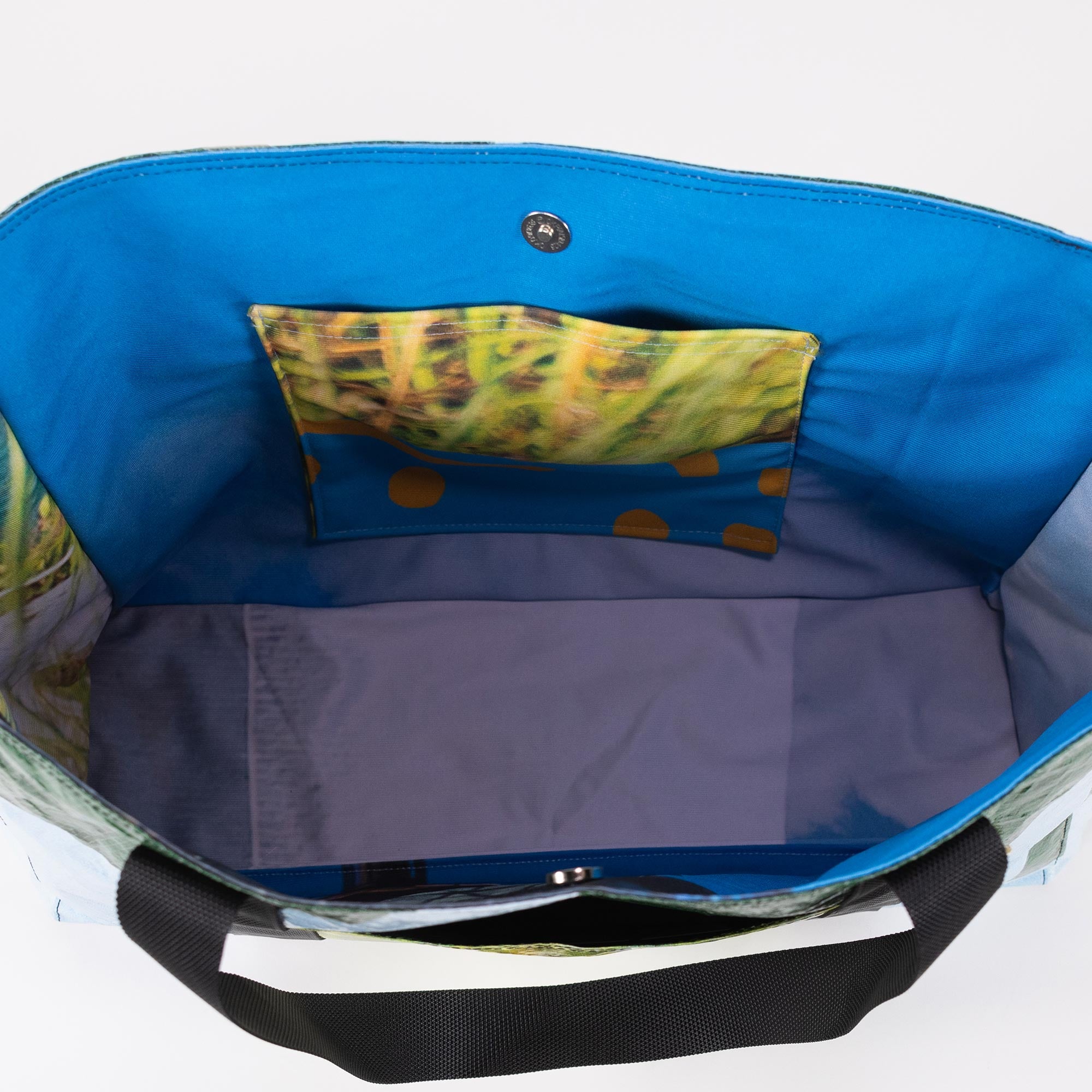 Upcycled Weekender in Bold Prints color
