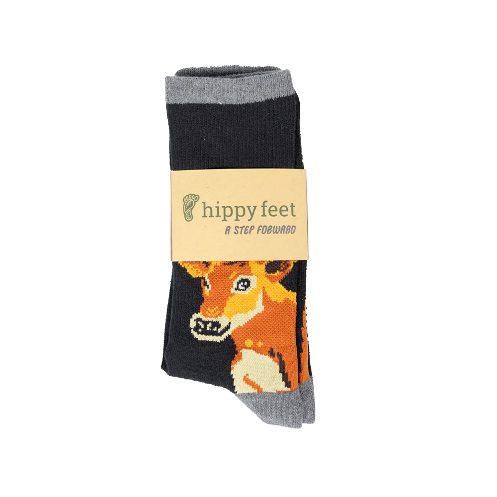 Guernsey Cow Socks in Small color