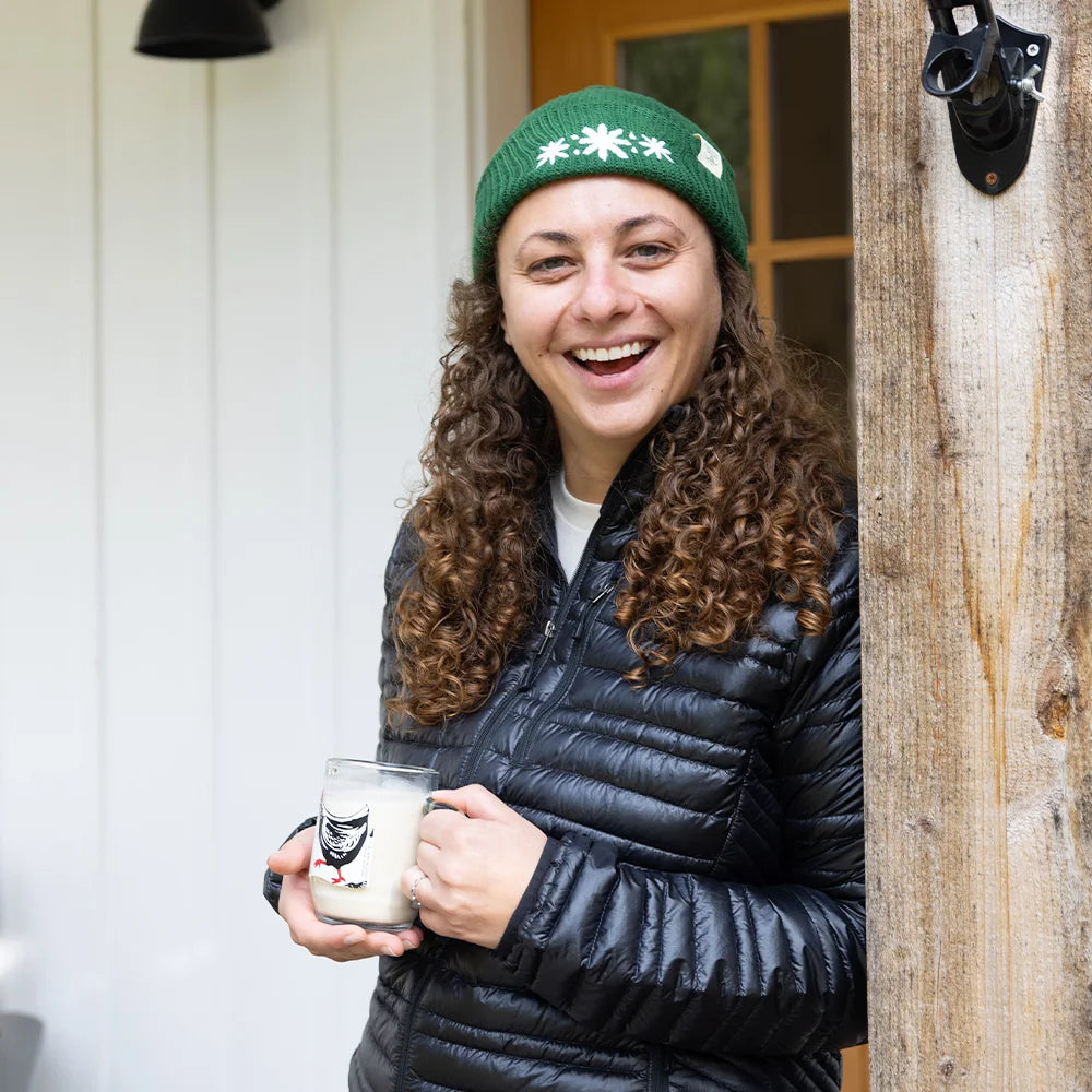 Winter Beanie in Green color