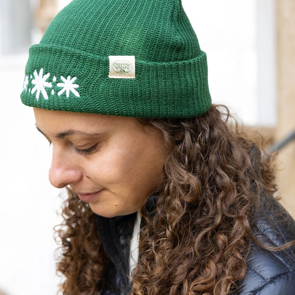 Winter Beanie in Green color