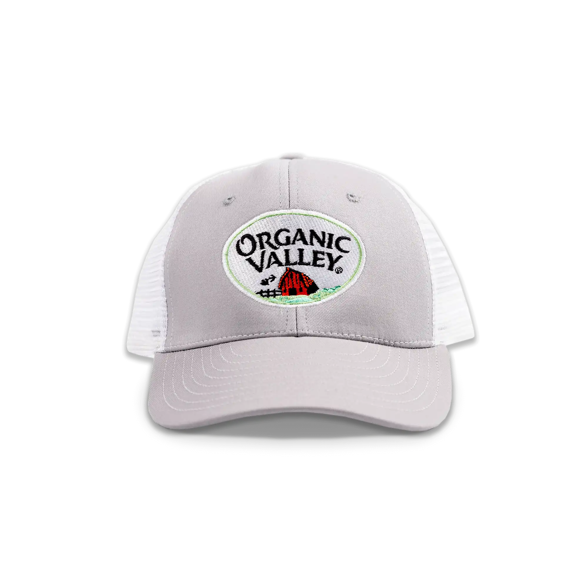 Organic Valley Logo Hat in Light Gray color