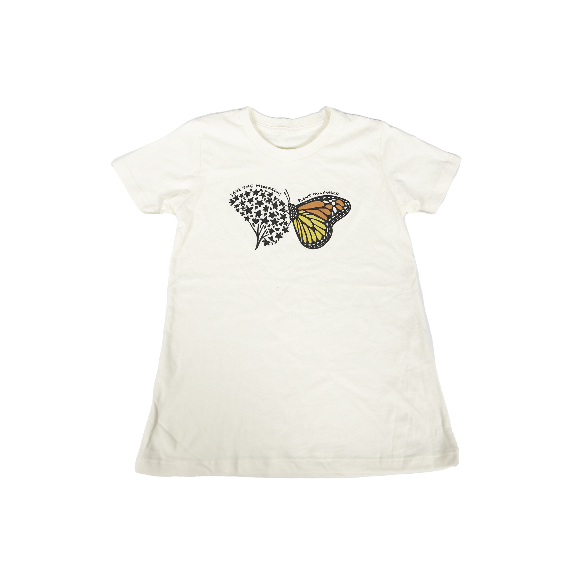 Monarch Kids T-Shirt in Natural color